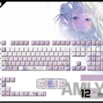 rezero-emilia-oem-keycapset-mechanical-keyboard-cover
