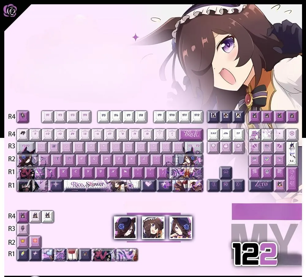 rice-shower-oem-keycapset-mechanical-keyboard-cover