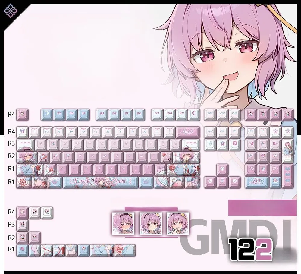 satori-komeiji-oem-keycapset-mechanical-keyboard-cover