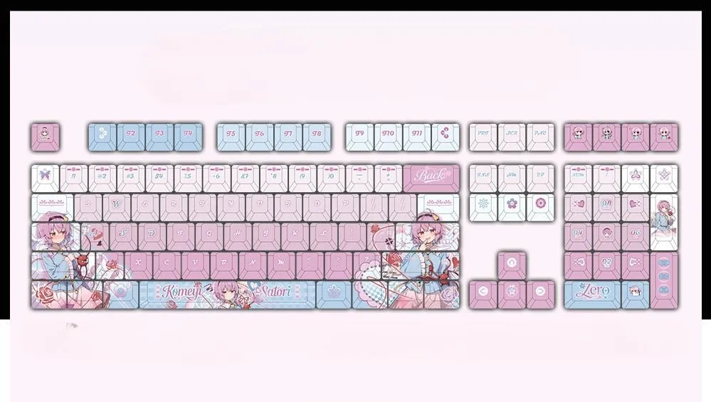 satori-komeiji-oem-keycapset-mechanical-keyboard-upfront