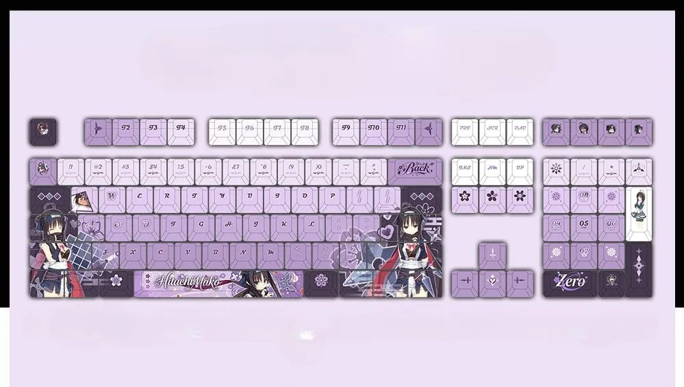 senrenbanka-hitachimako-oem-keycapset-mechanical-keyboard-upfront