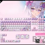shirasu-azusa-oem-keycapset-mechanical-keyboard-cover