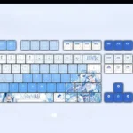 snow-hatsunemiku-oem-keycapset-mechanical-keyboard-upfront