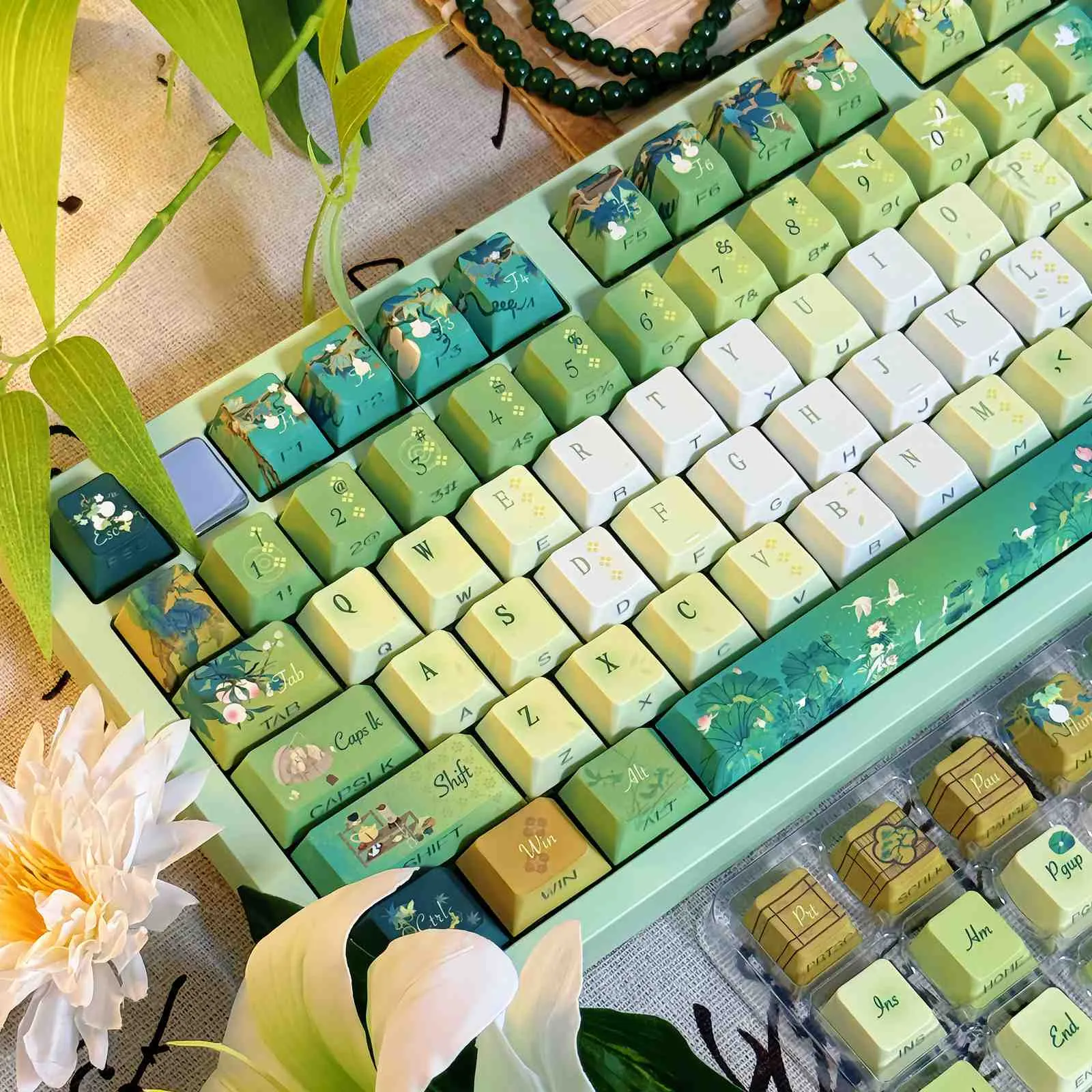 splashing-tea-fragrance-keycap-set-side