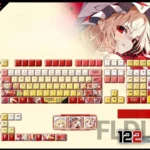 touhouproject-flandrescarlet-oem-keycapset-mechanical-keyboard-cover