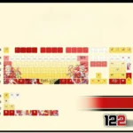 touhouproject-flandrescarlet-oem-keycapset-mechanical-keyboard-front