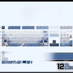 touhouproject-sakuyaizayoi-oem-keycapset-mechanical-keyboard-opaque