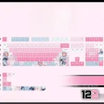 yuyuko-saigyouji-oem-keycapset-mechanical-keyboard-side