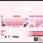 akizuki-kanna-cherry-keycapset-mechanical-keyboard-front