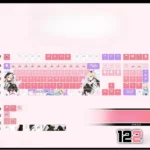 akizuki-kanna-cherry-keycapset-mechanical-keyboard-opaque