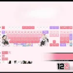 akizuki-kanna-cherry-keycapset-mechanical-keyboard-side