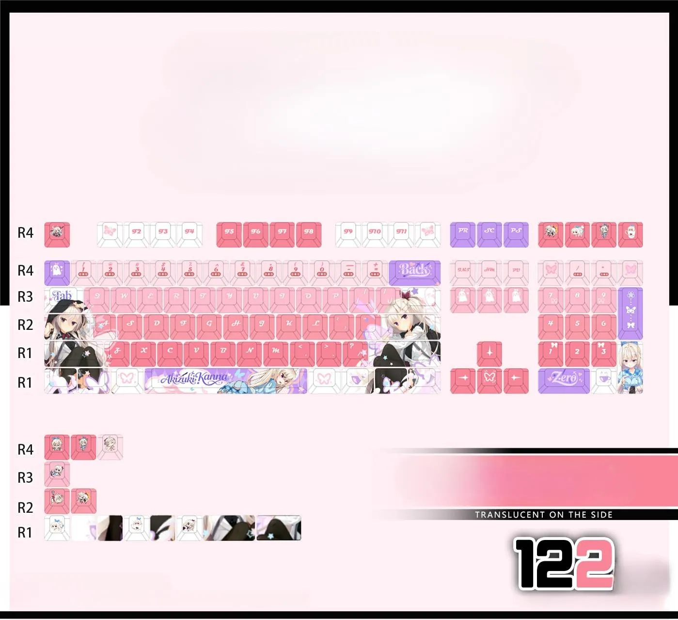 akizuki-kanna-cherry-keycapset-mechanical-keyboard-side
