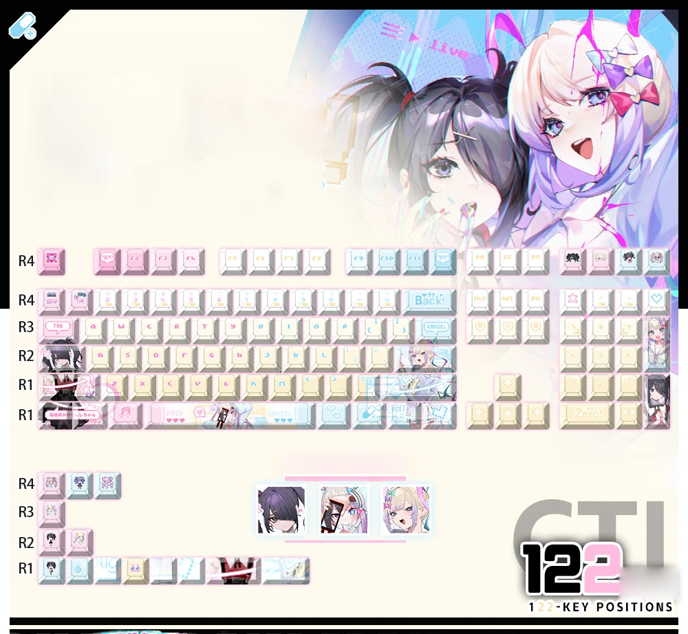 amechan-kangel-cherry-keycapset-mechanical-keyboard-cover
