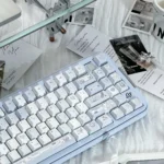 aqua-angel-pbt-keycaps gallery image 4 - detailed keycap view