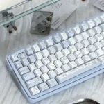 aqua-angel-pbt-keycaps gallery image 5 - detailed keycap view