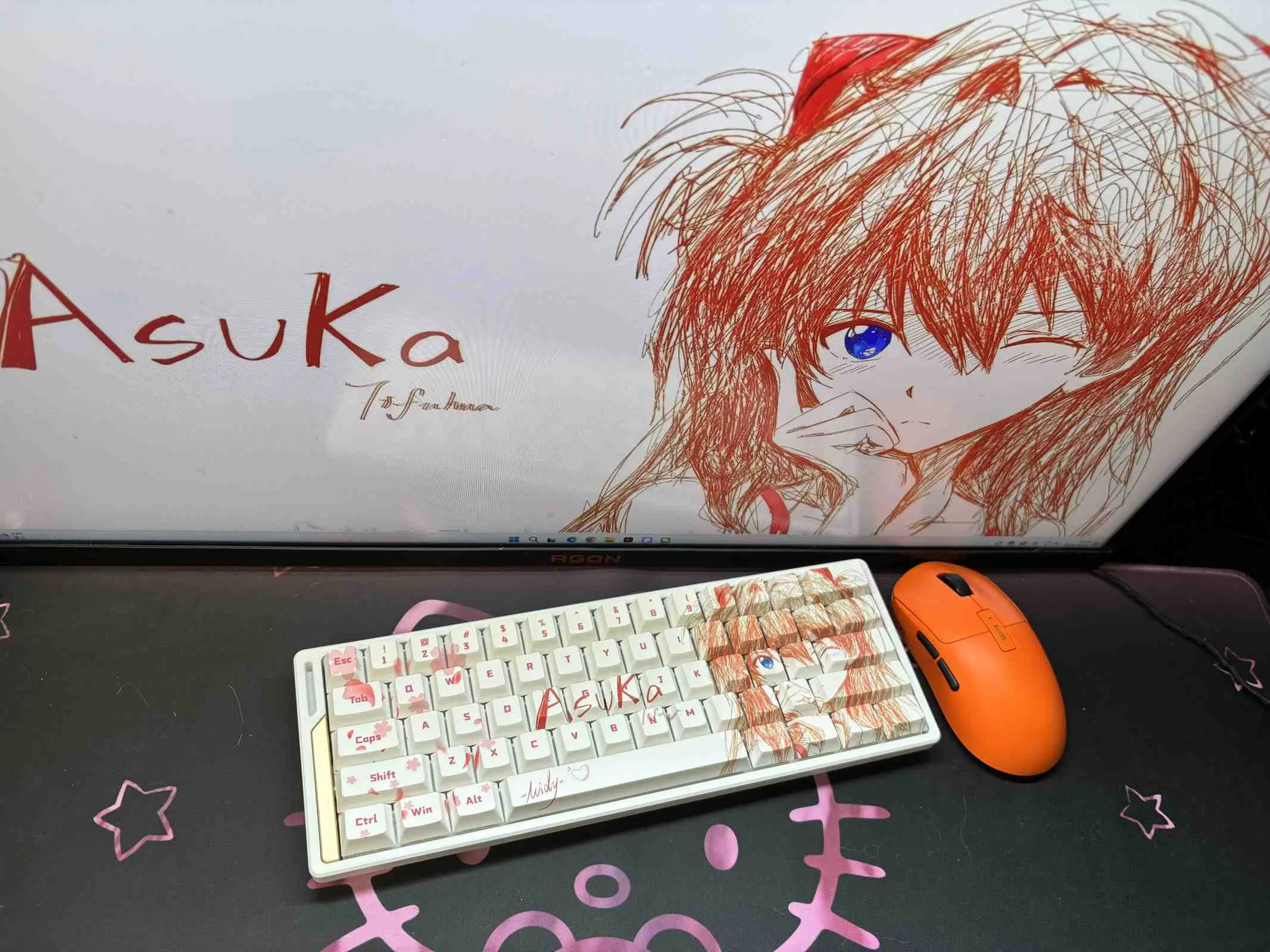 asuka-langley-soryu-themed-cherry-keycapset-front