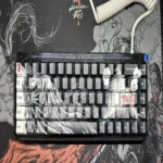 Iconic Berserk Keycaps set, masterpiece of top-engraved with legendary dark fantasy motifs. This artistic display embodies heroic struggle and dramatic version.