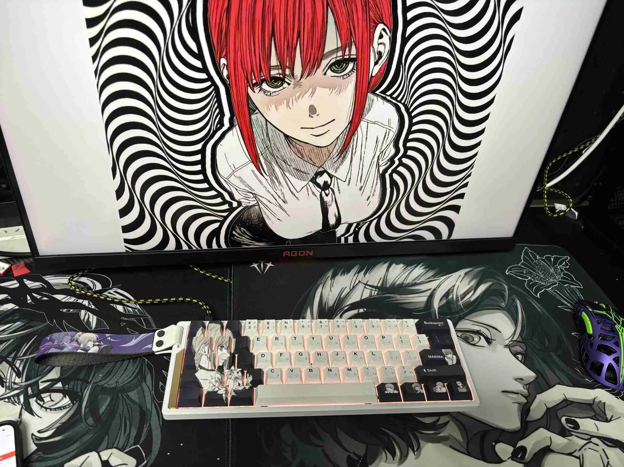 chainsaw-man-makima-themed-cherry-keycapset-upfront2