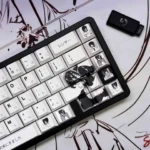 chainsawman-black-white-reze-cherry-keycapset-right