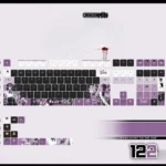 chainsawman-reze-cherry-keycapset-mechanical-keyboard-side
