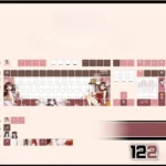 chizuru-mizuhara-cherry-keycapset-mechanical-keyboard-front