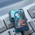 demonslayer-nezuko-kamado-7shaped-enterkey-keycap-front