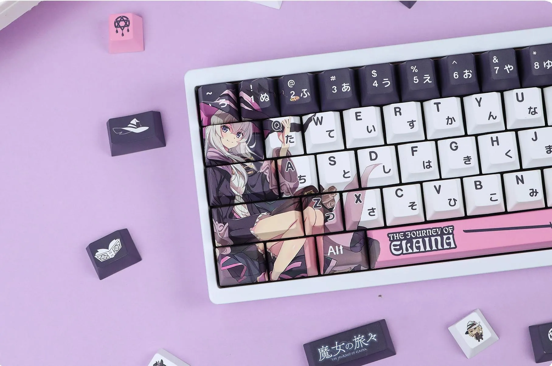 elaina-keycap-set-mechanical-keyboard-left