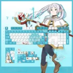 frieren-cherry-keycap-set-mechanical-keyboard-upfront3