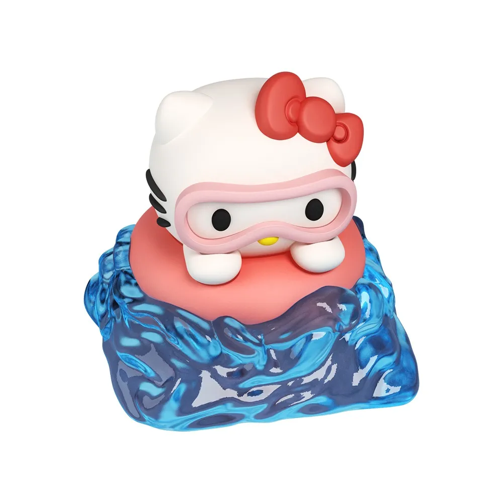 hello-kitty-swimming-hello-kitty-keycap-side