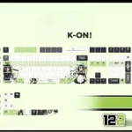 kon-azusanakano-cherry-keycapset-mechanical-keyboard-front