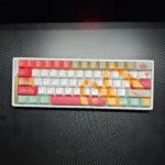McDonald's Themed Keycaps set, a playful, iconic design featuring bold red and yellow pop culture inspired graphics, bringing nostalgic fun to your keyboard.