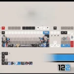 momoka-kawaragi-cherry-keycapset-mechanical-keyboard-front