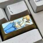 one-piece-nami-enter-key-keycaps-gold