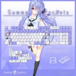 summer-pockets-aosorakado-keycapset-mechanical-keyboard-upfront3