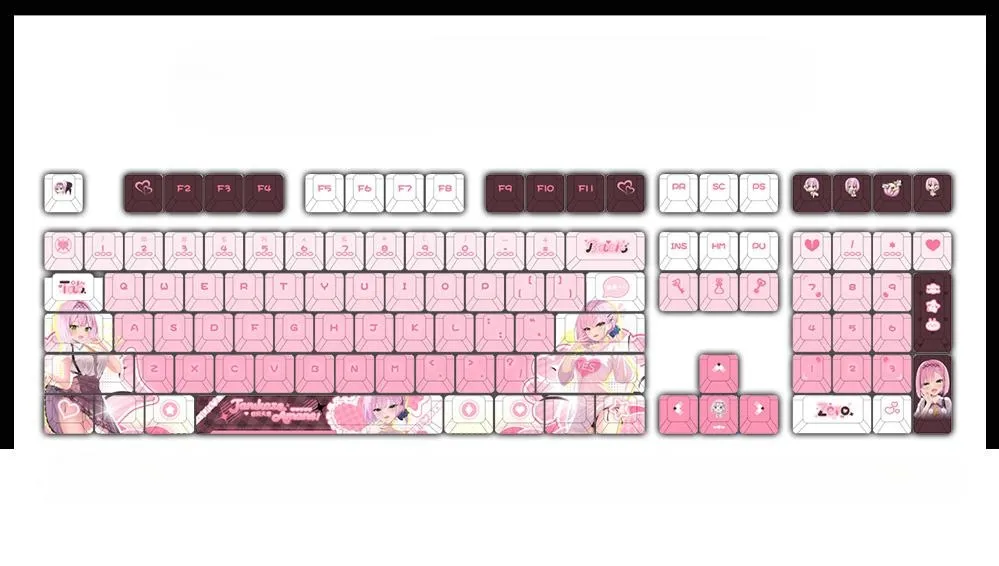 tanikaze-amane-cherry-keycapset-mechanical-keyboard-upfront