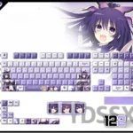 tohka-yatogami-cherry-keycapset-mechanical-keyboard-cover