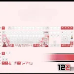 tomotake-yoshino-cherry-keycapset-mechanical-keyboard-front