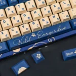 violet-evergarden-violet-keycapset-mechanical-keyboard-front
