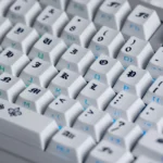 white-chrome-hearts-cherry-keycap-set-front