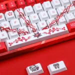 wutheringwaves-camellya-keycap-set-mechanical-keyboard-front