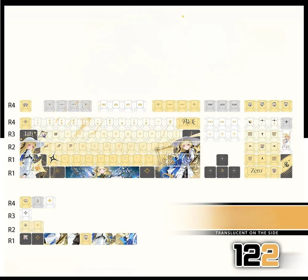 wutheringwaves-phoebe-cherry-keycapset-mechanical-keyboard-side