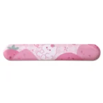 This adorable cat wrist rest provides ergonomic soft silicone keyboard support for a playful, comfortable desk.