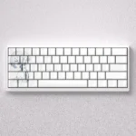 Showcase of the exclusive Ayanami Rei Side-Engraved Backlit PBT Keycaps Set, highlighting iconic Evangelion aesthetics and vibrant legend.