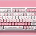 Adorable Bear Circus MOA PBT Dye-Sub keycaps set for mechanical keyboards, featuring charming cartoon bears in a vibrant, whimsical circus theme.