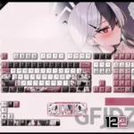 bluearchive-onikatakayoko-cherry-keycapset-mechanical-keyboard-cover