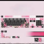 chiaki-nanami-cherry-keycapset-mechanical-keyboard-front