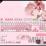 cute-sakurahatsunemiku-cherry-keycapset-mechanical-keyboard-cover