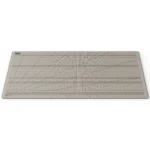Extra-large Cutting Board Desk Mat in a minimalist monochrome design, offering unique style, functional elegance, and comfortable focus.