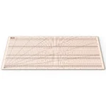 Extra-large monochrome Cutting Board Desk Mat, highlighting its unique minimalist style for enhanced focus and professional comfort.