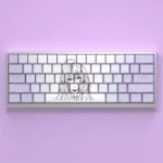 Captivating Elaina anime mechanical keycaps set, featuring vibrant side-shine PBT legends and whimsical character art, evoking a magical fantasy design.